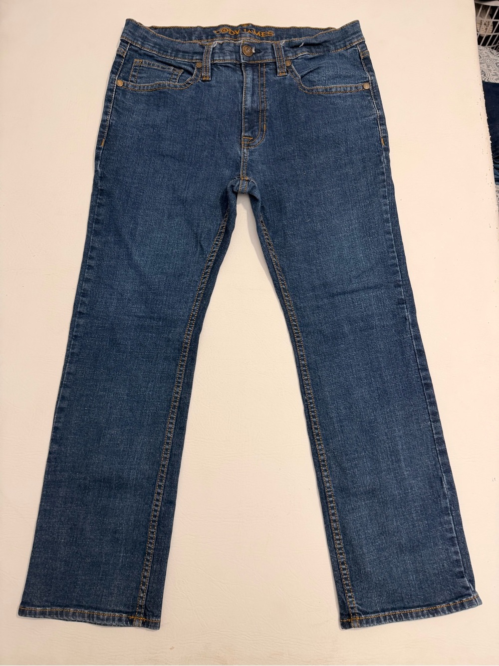 Cody James Straight Leg Jeans in Blue Denim Size 36W 30L